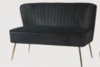Black Velvet Loveseat rental in Miami-Ft. Lauderdale, FL