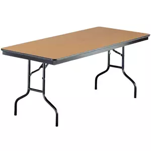 6' x 48" Captain's Banquet Table rental Austin, TX