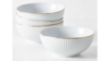 Gold Rimmed Small Fruit/Soup Bowl rental in Denver, CO