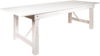 6ft White Farm Table rental in Denver, CO