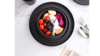 Black Thick Rimmed Plain Salad Plate rental in Denver, CO