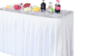 Skirted Ice bin Table rental in Denver, CO