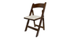 Walnut Folding Chair rental in Denver, CO