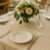 White Textured Plate rental in Chicago, IL