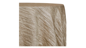 108" Round Champagne Accordion rental Houston, TX