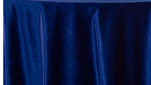 120" Navy Blue Italian Velvet Linen rental Houston, TX