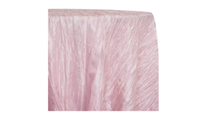 120" Round Blush Accordion rental Houston, TX