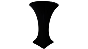 30" Black Spandex Linen rental Houston, TX