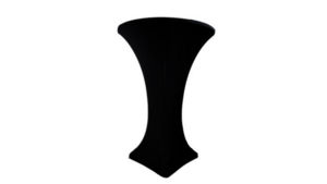 36" Black Spandex Linen rental Houston, TX