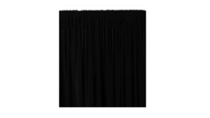 4-way Stretch Black Drape Panel rental Houston, TX