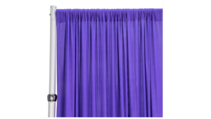 4-way Stretch Purple Drape Panel rental Houston, TX