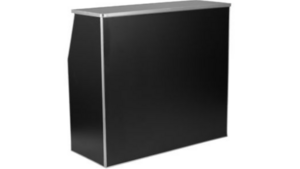 4' Black Laminate Bar rental Houston, TX
