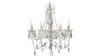5 Light White Chandelier rental in Houston, TX