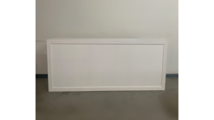 8ft White Wood Bar rental Houston, TX