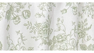 90x132 Sage Green French Toile rental Houston, TX