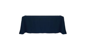 90x132" Navy Blue poly rental Houston, TX