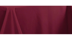 90x156" Burgundy Poly Linen rental Houston, TX