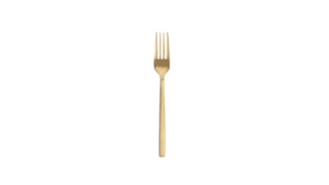 Arezzo Gold Dinner Fork- Matte rental Houston, TX