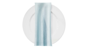 Baby Blue Satin Dinner Napkin rental Houston, TX