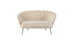 Beige Cloud Loveseat rental Houston, TX