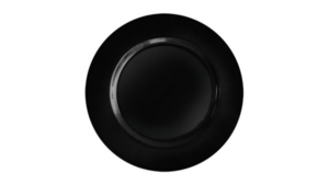 13" Black Acrylic Charger rental Houston, TX