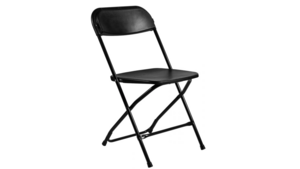 Black Plastic Folding Chair rental Houston, TX