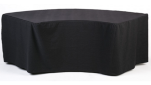 Black Serpentine Linen rental Houston, TX