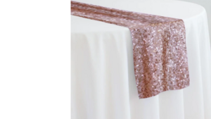 Blush Sequin Runner rental Houston, TX