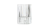 Clear Ribbed candleholder rental in Houston, TX