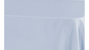 Dusty Blue 90x156" Poly Linen rental Houston, TX