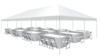 20' x 40' White Frame Tent rental in Houston, TX