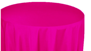 Fuchsia 120" Poly Linen rental Houston, TX