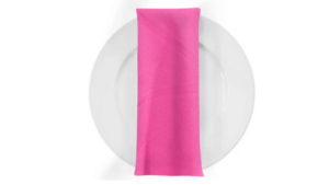 Fuchsia Poly Dinner Napkin rental Houston, TX