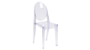 Acrylic Ghost Chair rental Houston, TX