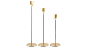 Gold Candle Stick Holder Set rental Houston, TX