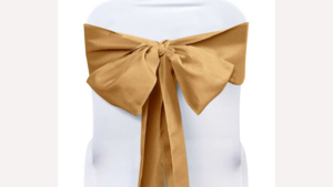 Gold Poly Sash rental Houston, TX