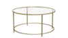 Gold Round Coffee Table rental in Houston, TX
