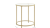 Gold Round Side Table rental in Houston, TX