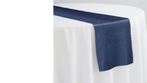 Navy Blue Poly Runner rental Houston, TX