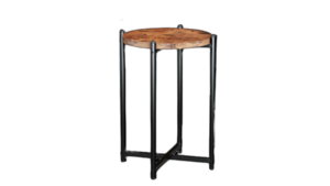 Rustic Side Table rental Houston, TX