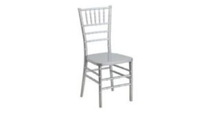 Silver Chiavari Chair with Padded Cushion rental Houston, TX
