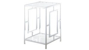Silver End Table rental Houston, TX