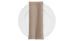 Taupe Dinner Napkin rental Houston, TX