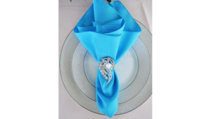Turquoise Dinner Napkin rental Houston, TX
