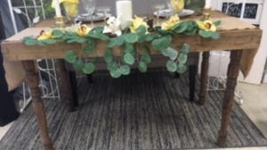 Tables Rectangular Farmhouse Sweetheart rental Fresno-Armona, CA
