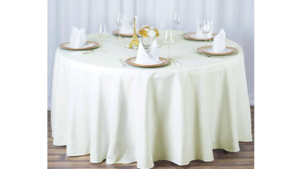 120 Round Ivory rental Fresno-Armona, CA