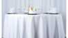 Linen Round 90 White rental in Fresno-Armona, CA