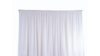 Pipe & Drape White 10 feet tall x the foot rental in Fresno-Armona, CA