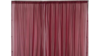 Pipe & Drape Burgundy 8 feet tall x the foot rental in Fresno-Armona, CA