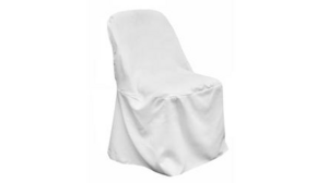 Linen White Chair Cover Folding rental Fresno-Armona, CA